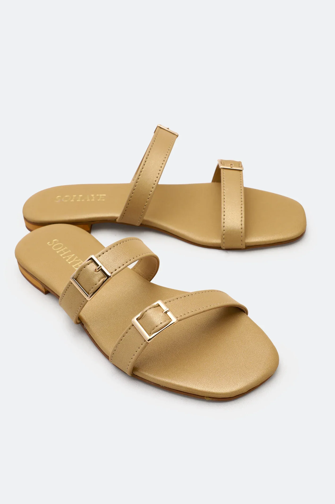 Beige Ladies Casual Slippers - Image 4