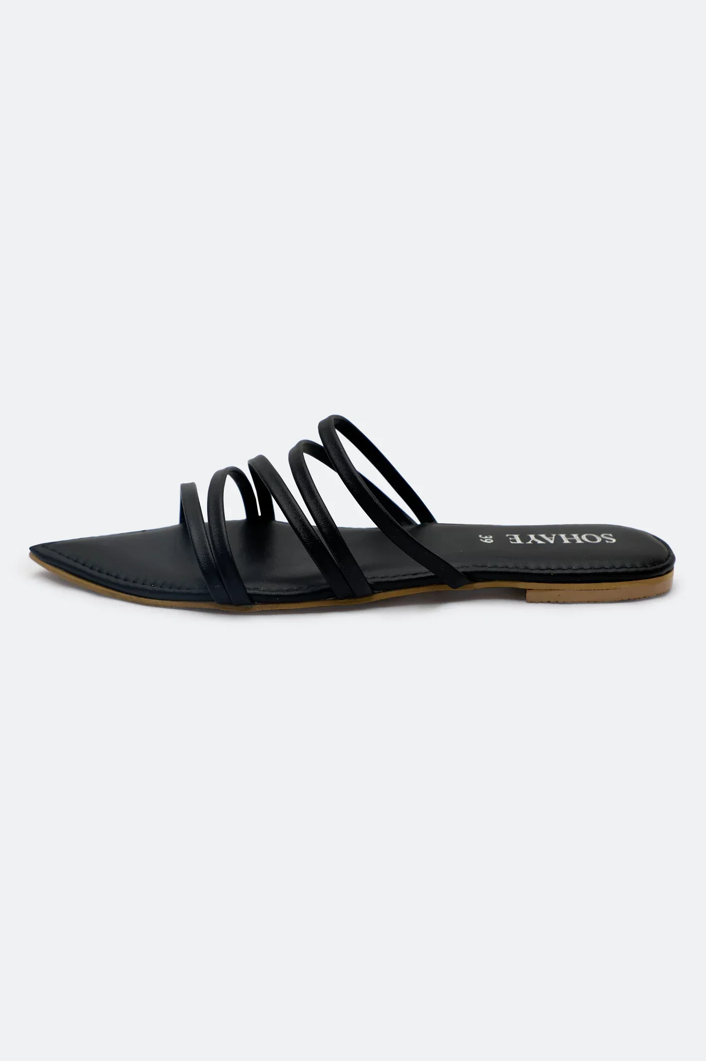 Black Ladies Casual Slippers - Image 3
