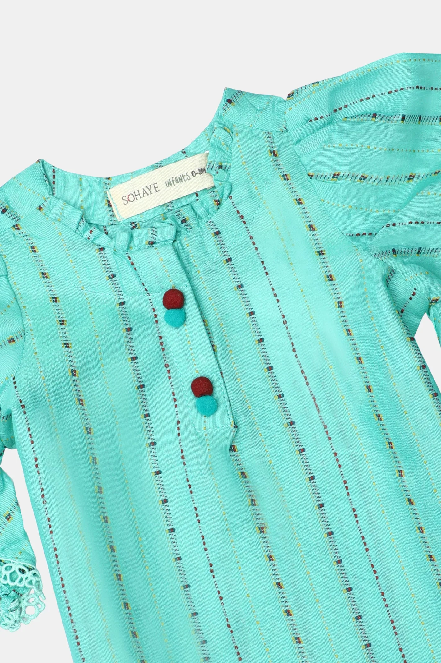 Sea Green Stylised Infant 2PC - Image 2