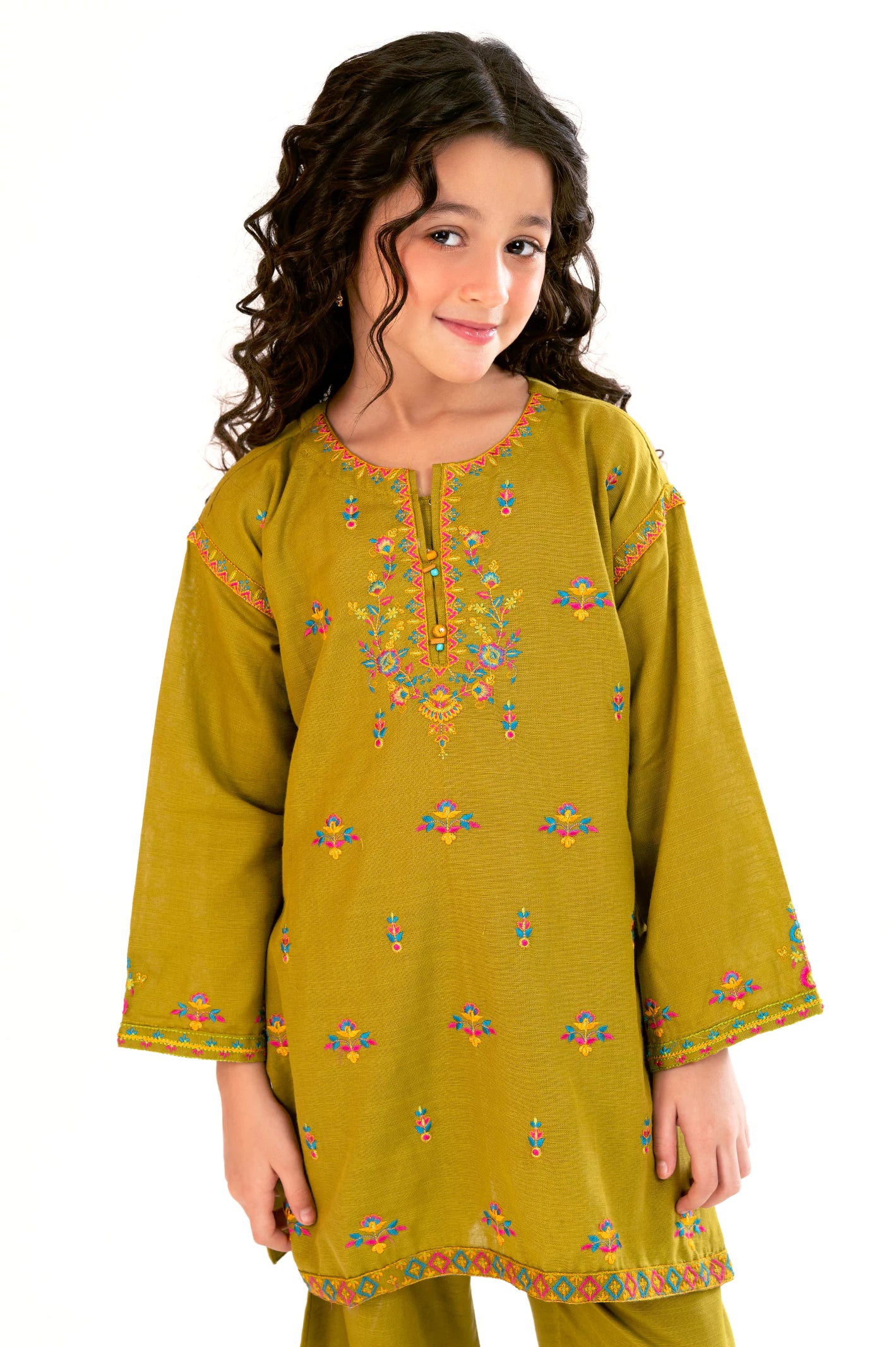 Embroidered Girls 2PC - Image 3