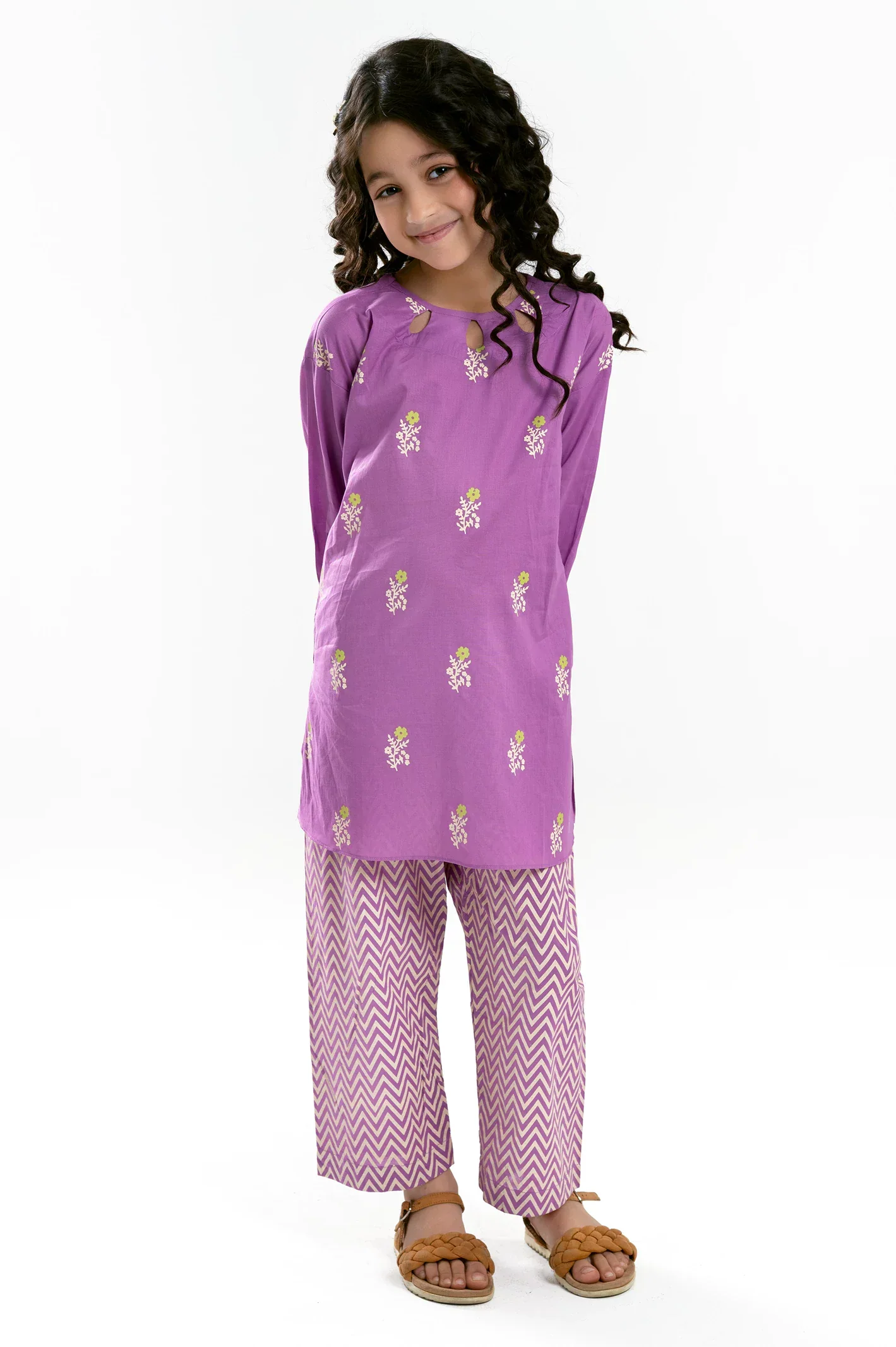 Cambric Printed Girls 2PC - Image 2