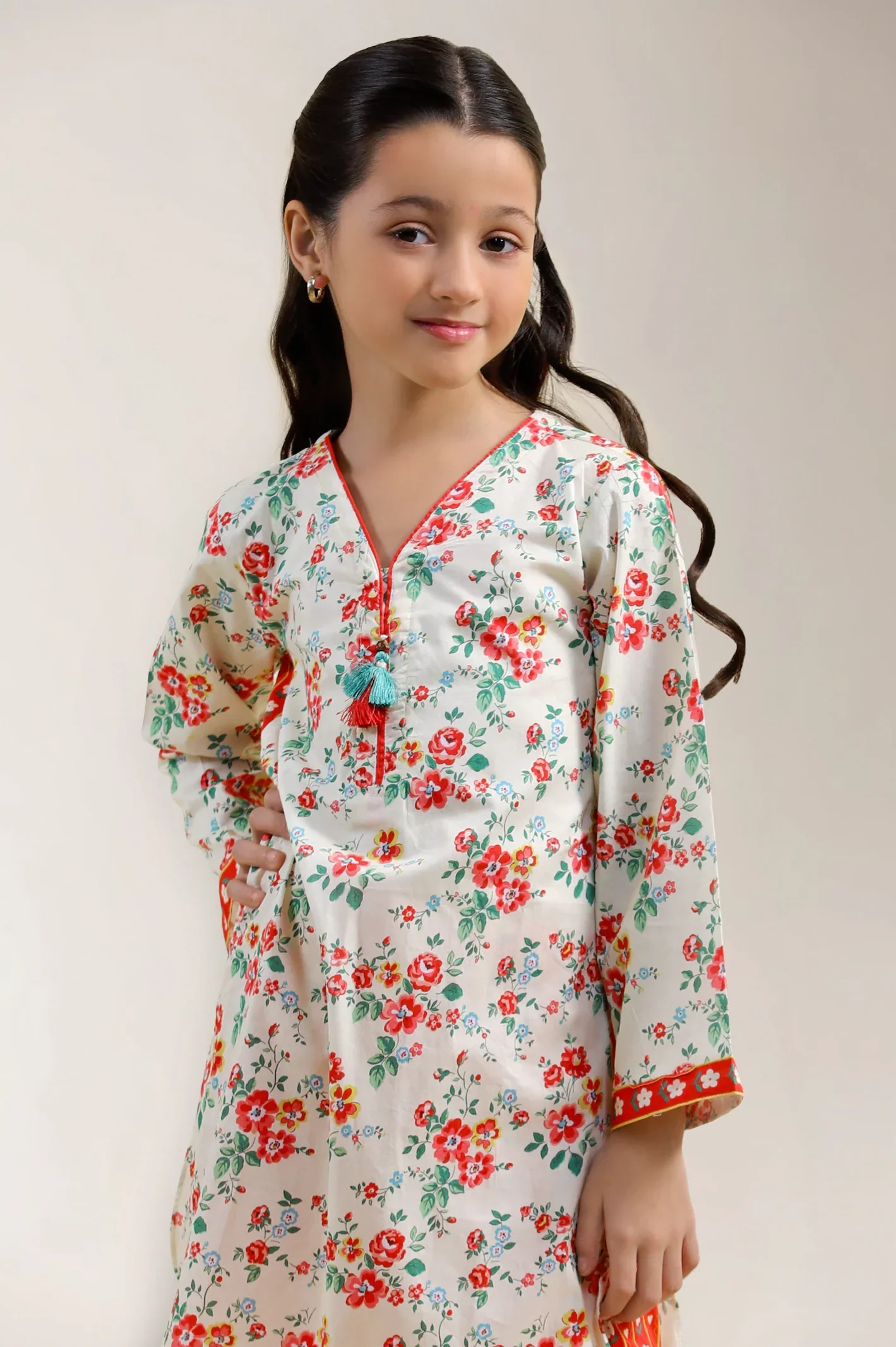 Cambric Printed Girls 2PC - Image 2