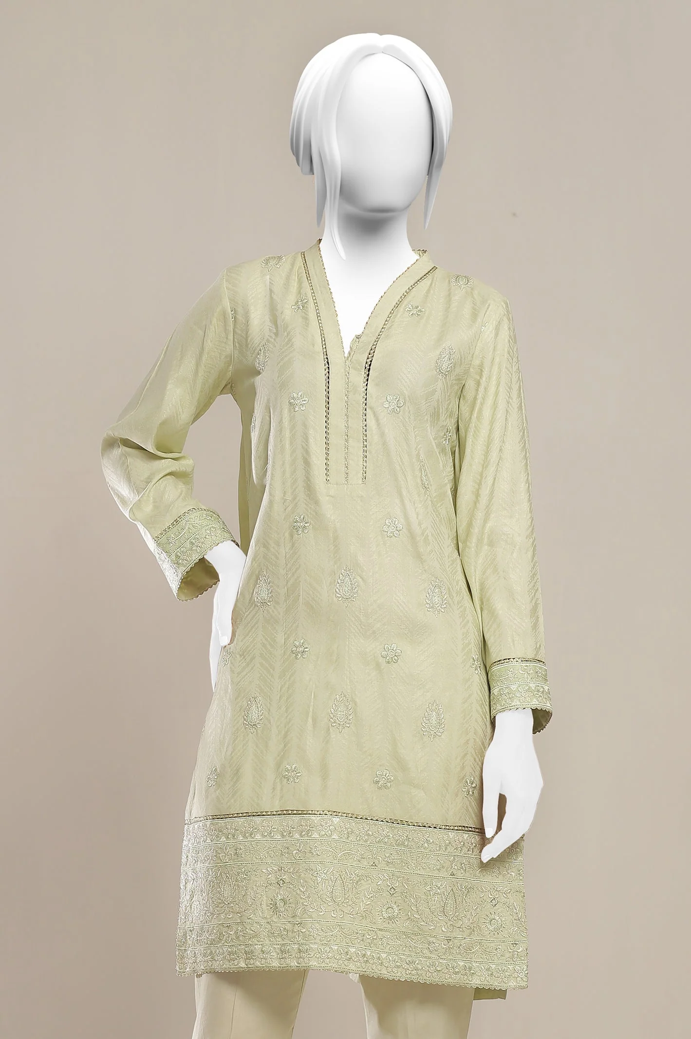 Embroidered Unstitched 2PC