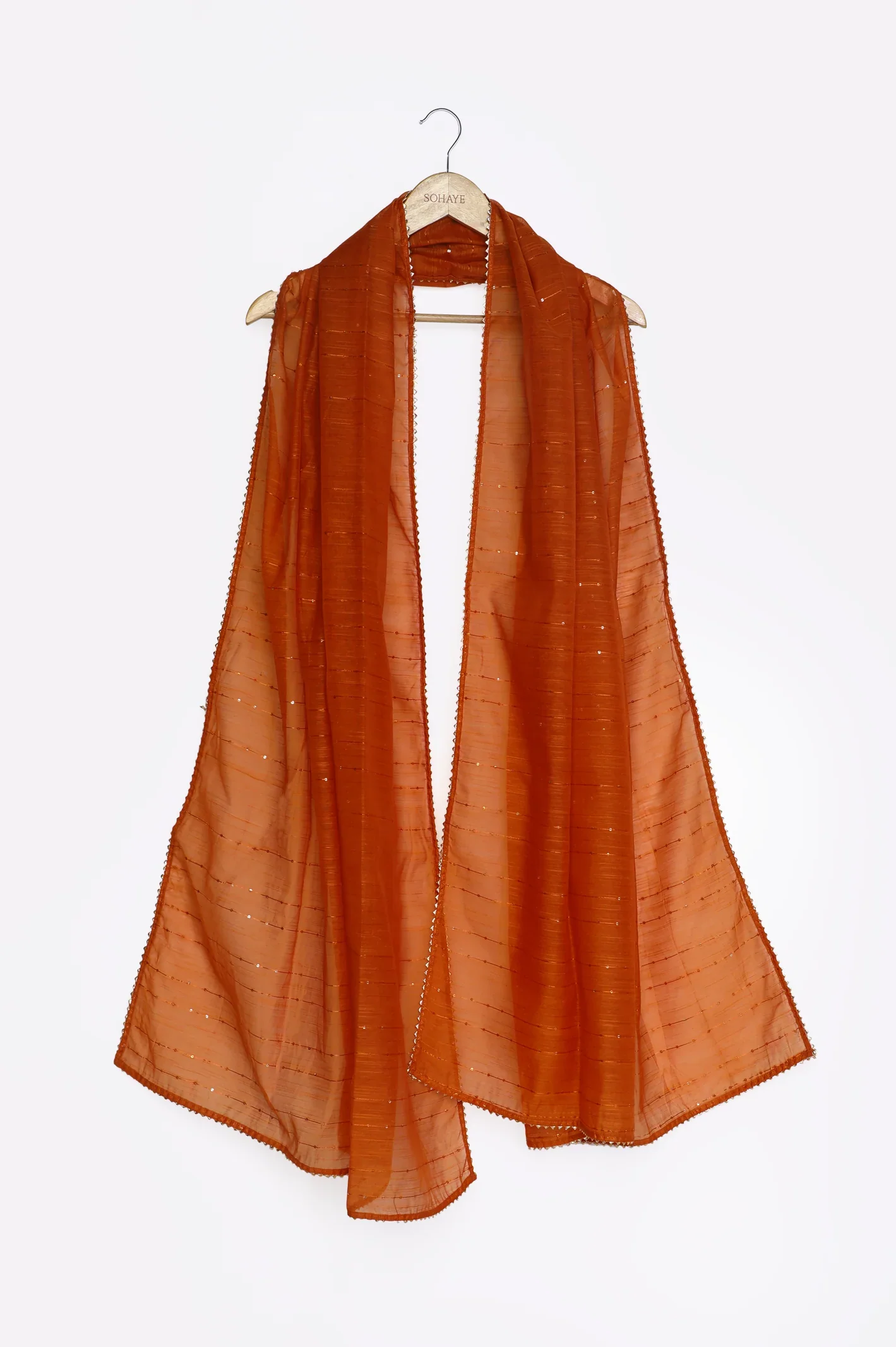 Orange Dupatta for Women