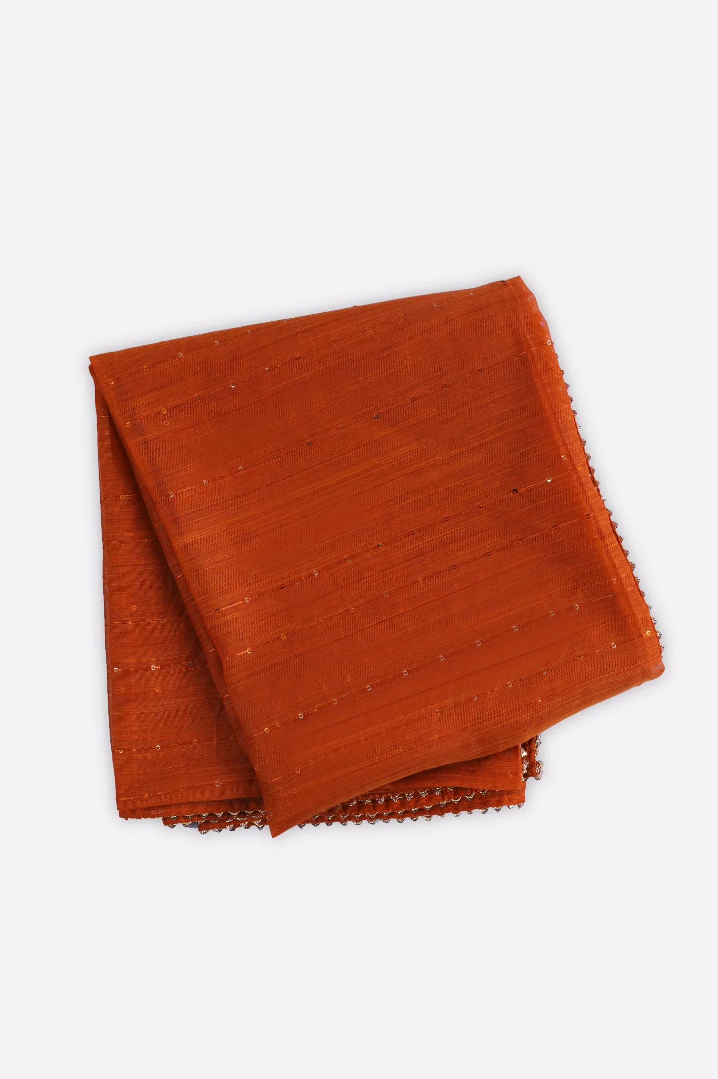 Orange Dupatta for Women - Image 2