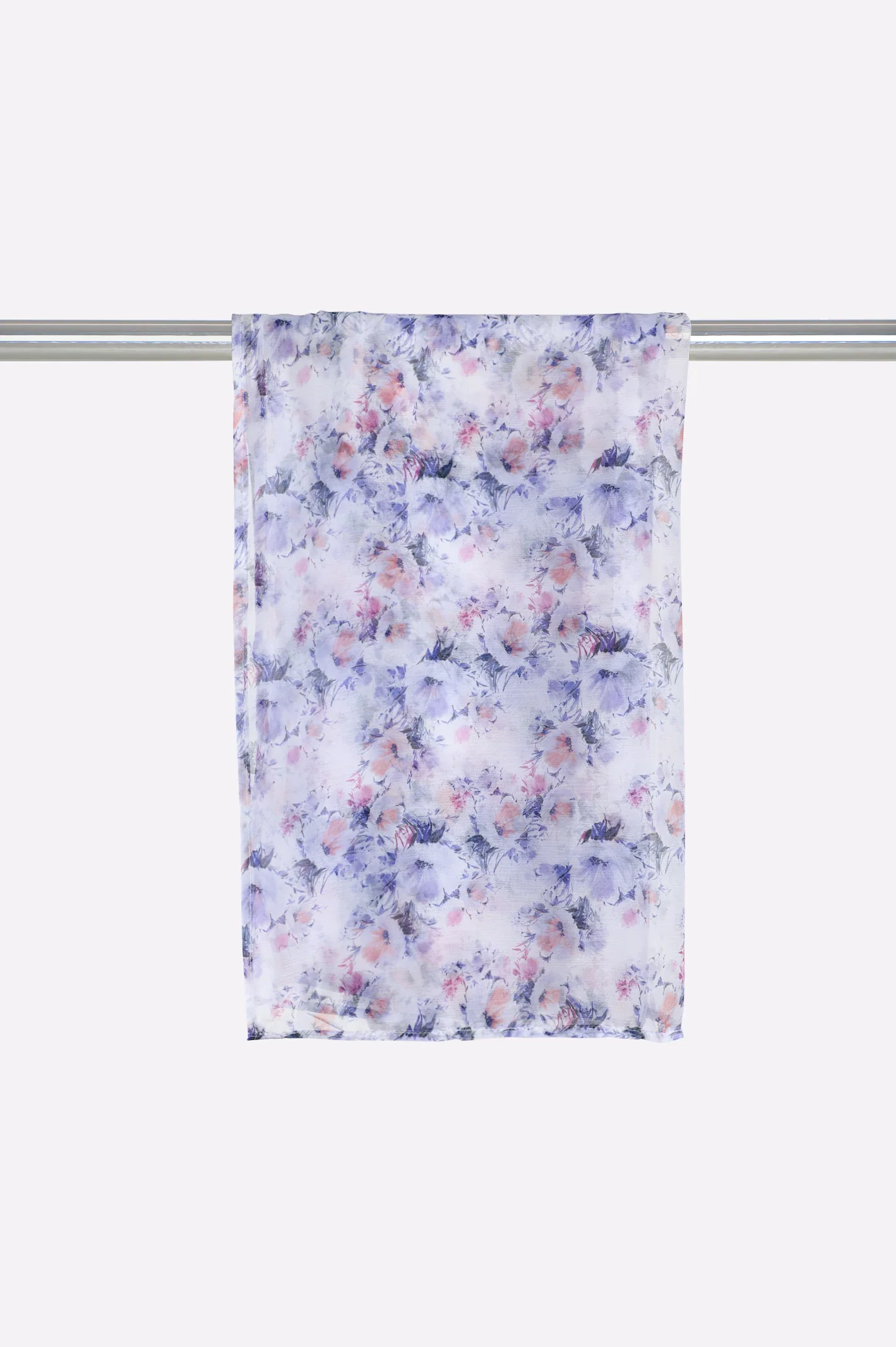 White Printed Dupatta