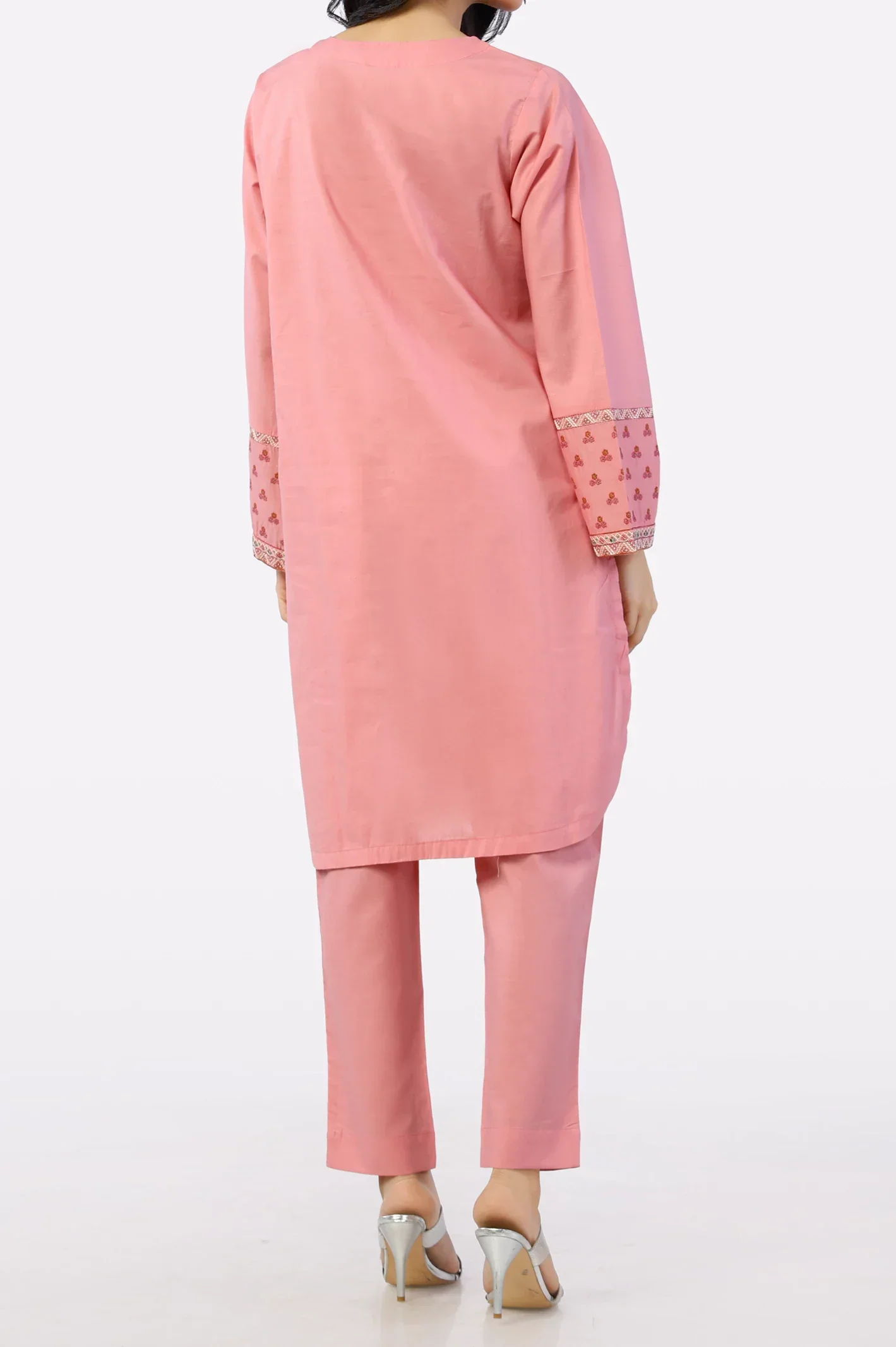 Pink Embroidered 2PC - Image 3