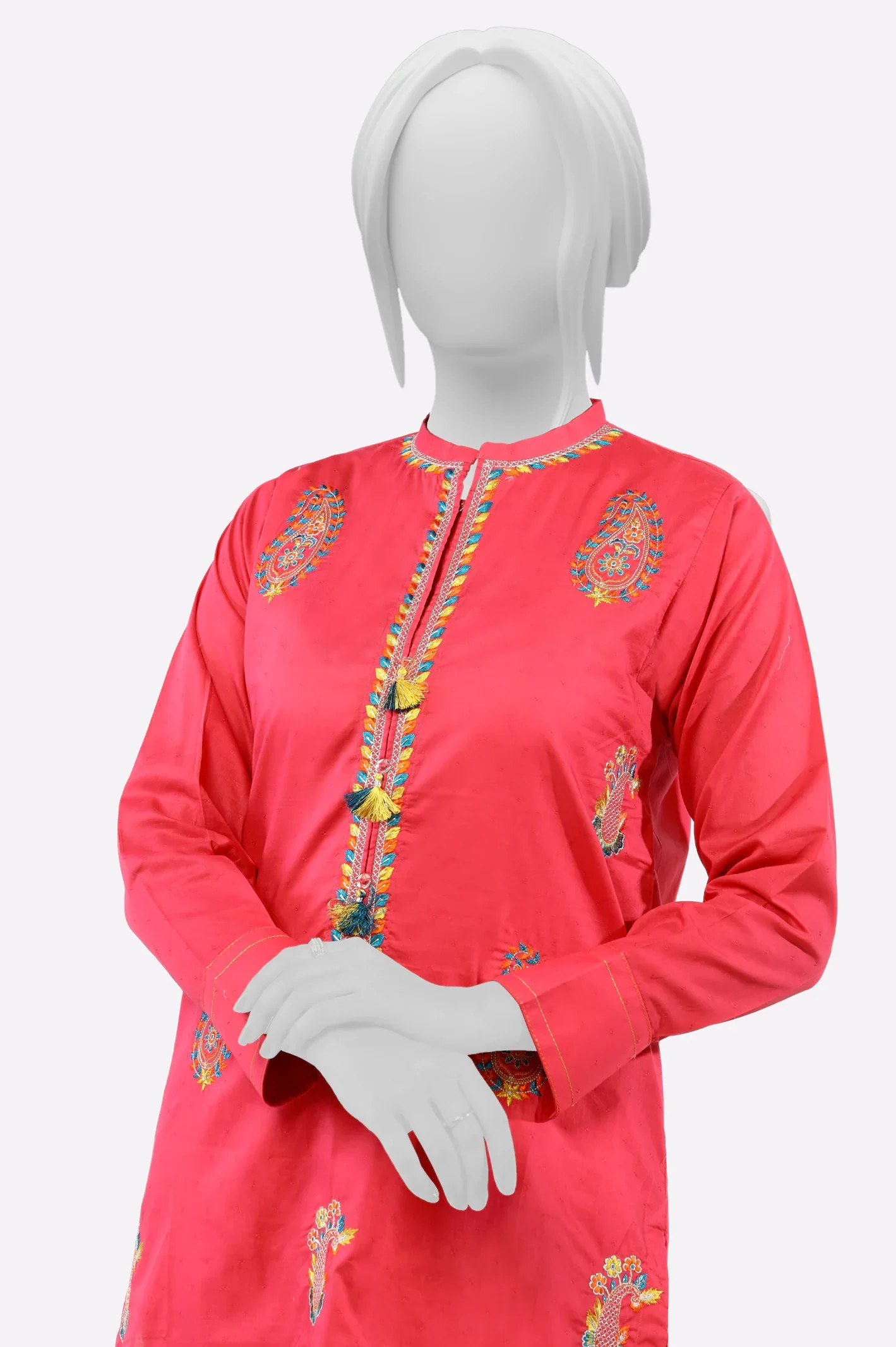 Pink Embroidered 2PC - Image 2