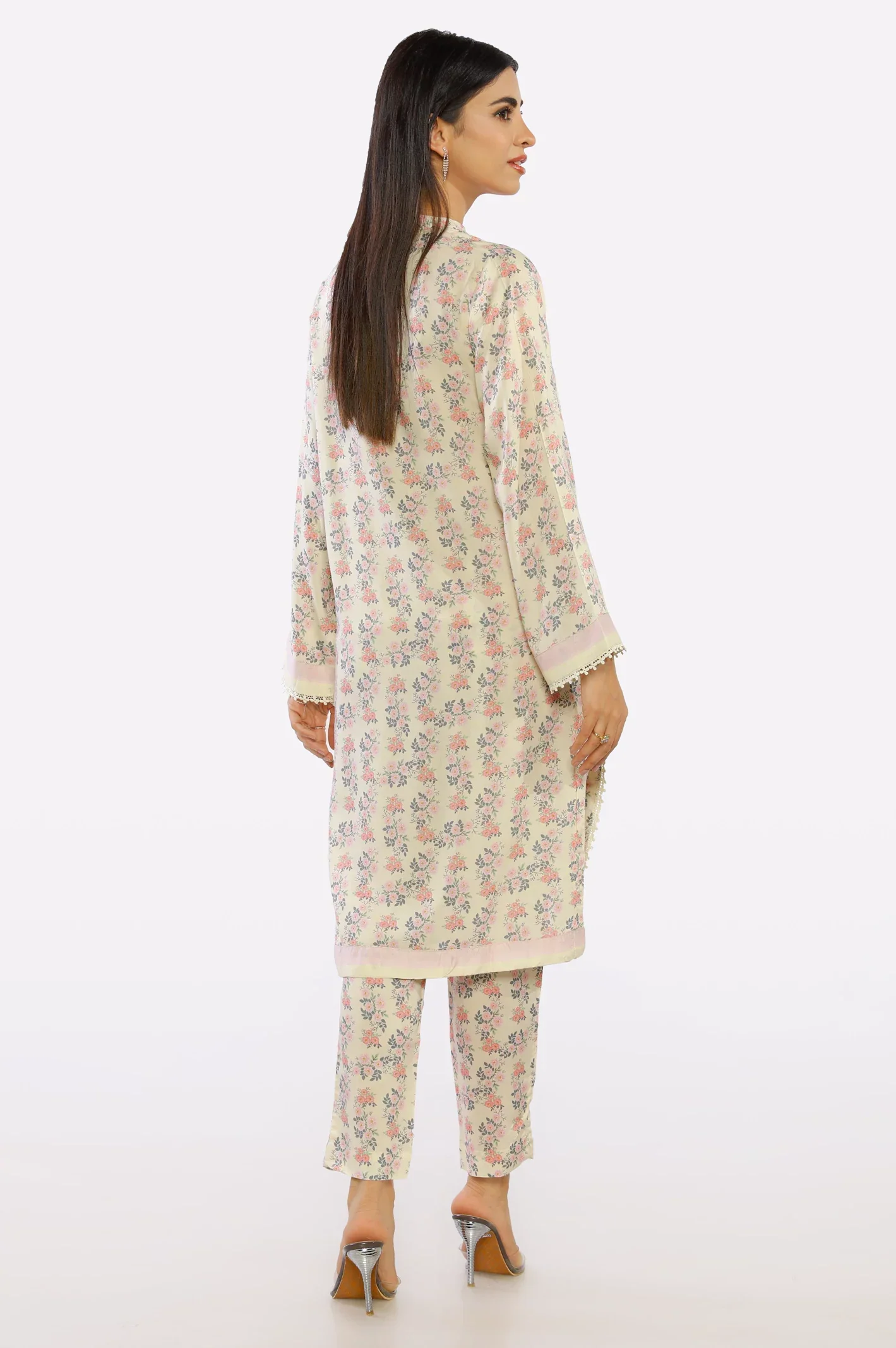 Cream Printed 2PC - Image 3