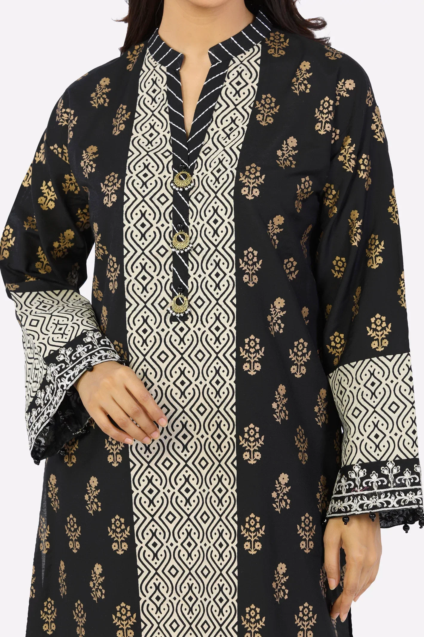Black Block Printed 2PC - Image 2