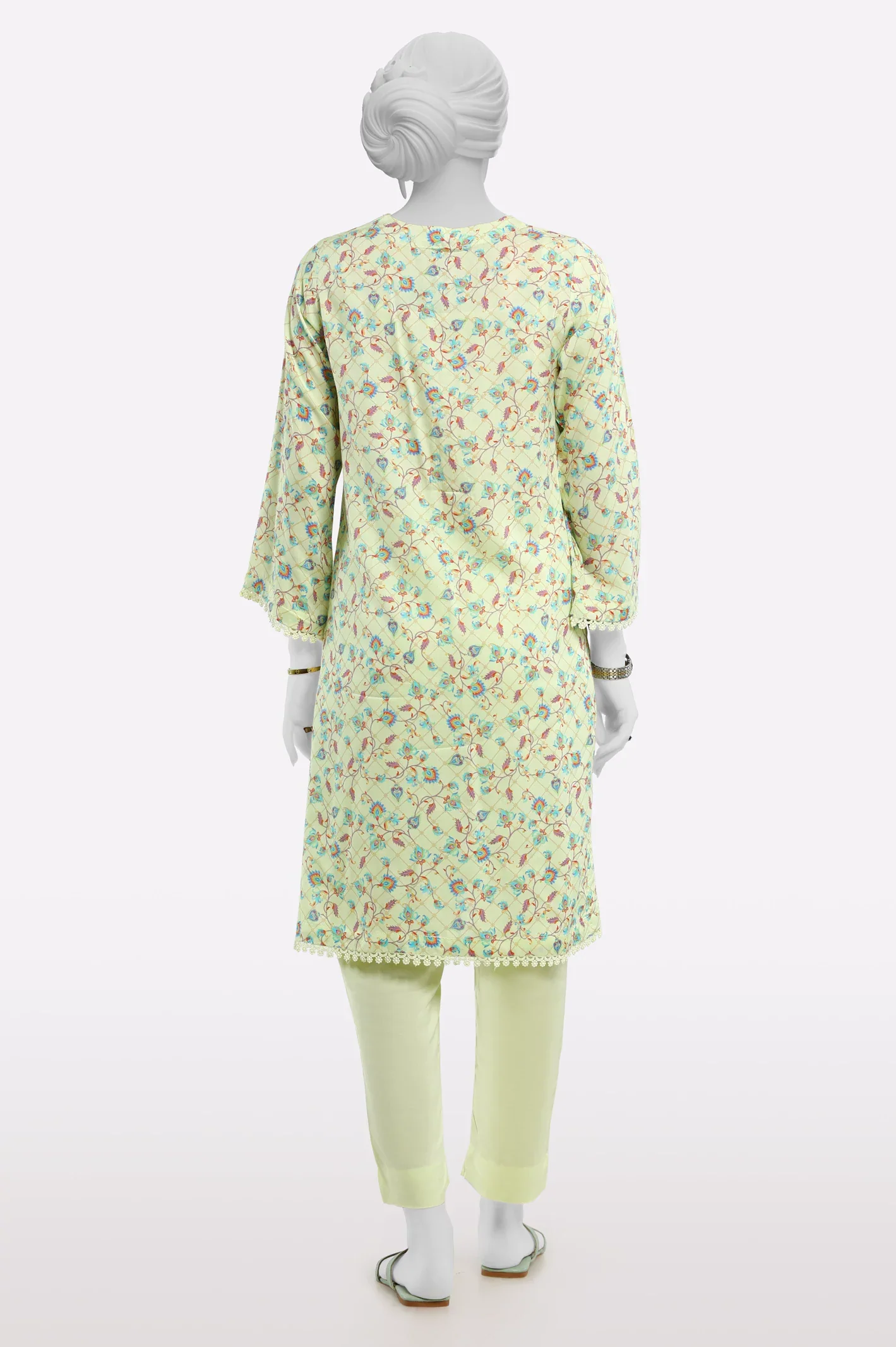 Light Green Printed 2PC - Image 3