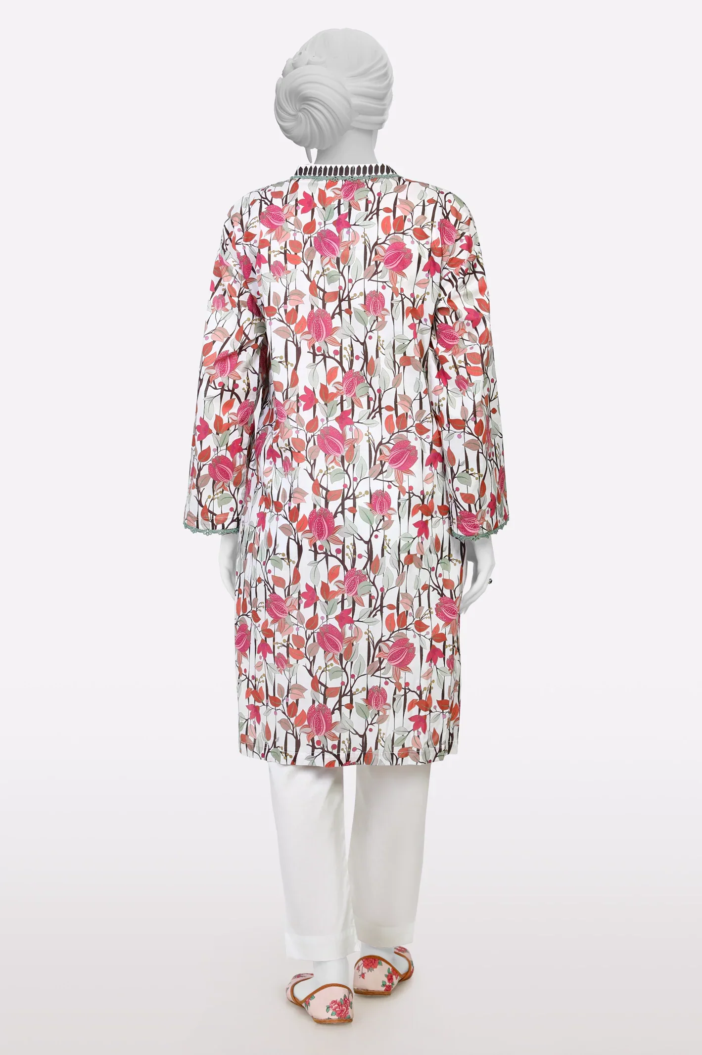 White Printed 2PC - Image 3