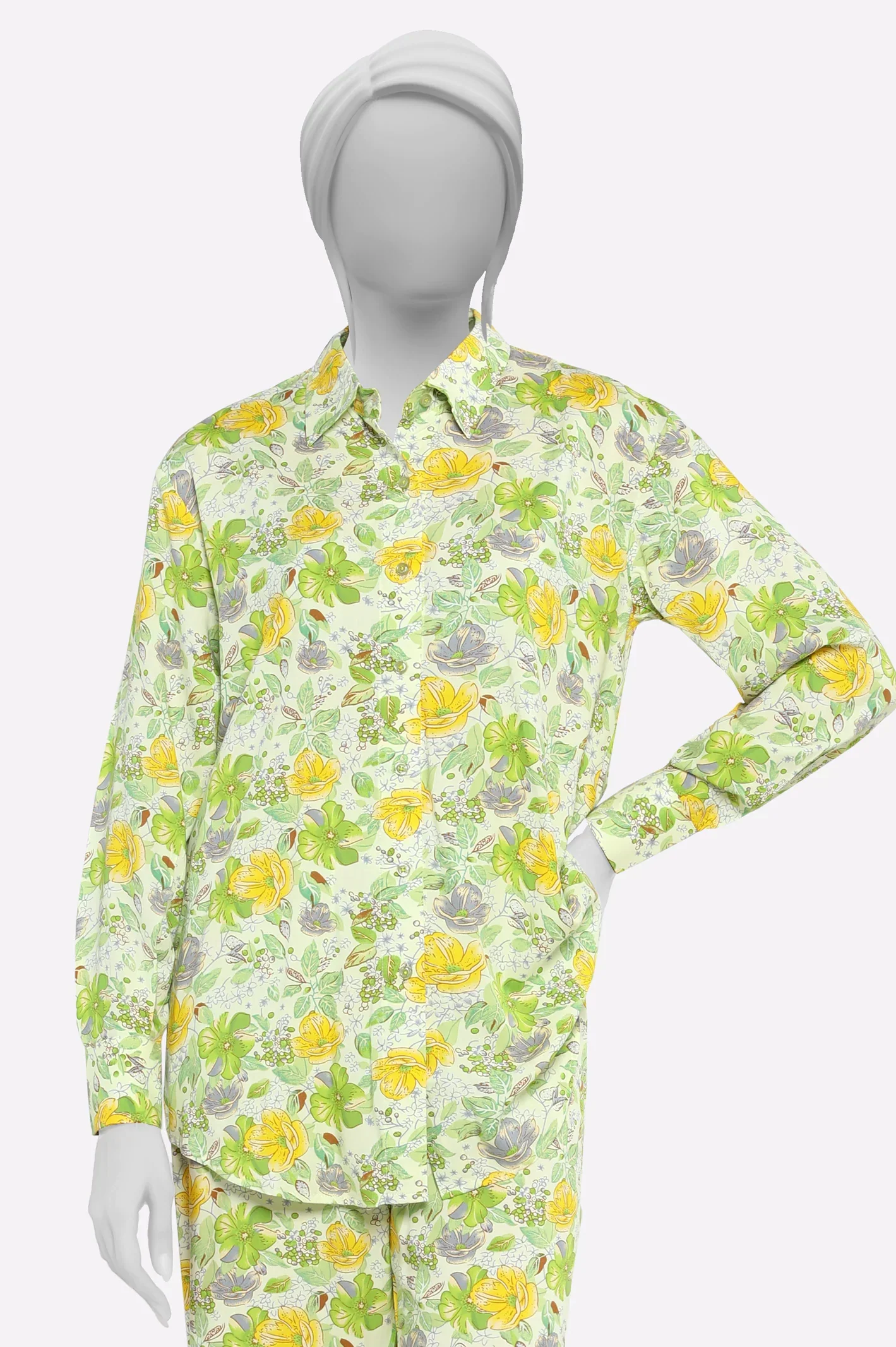 Light Green Printed 2PC - Image 2