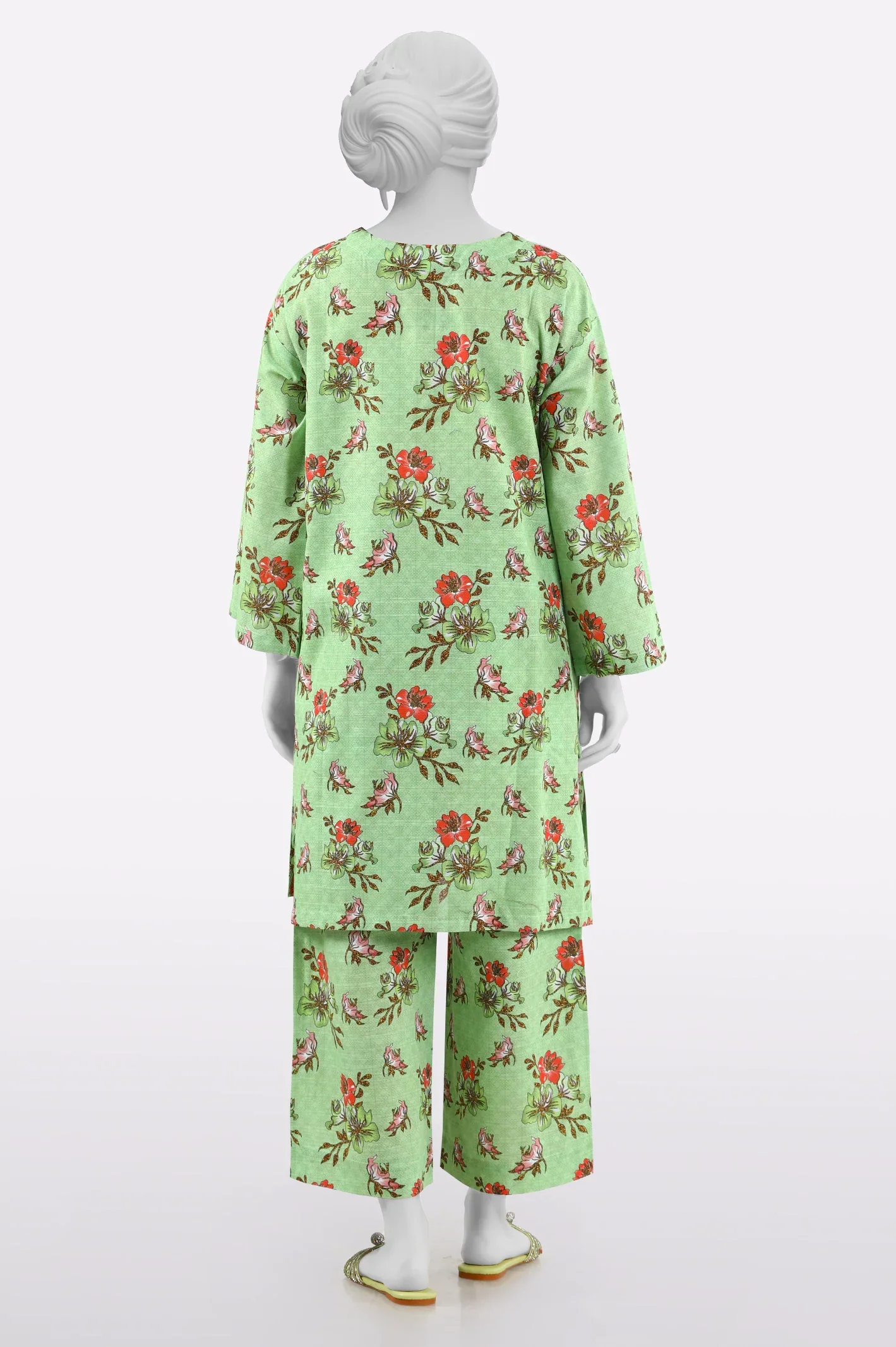 Parrot Green Printed 2PC - Image 3