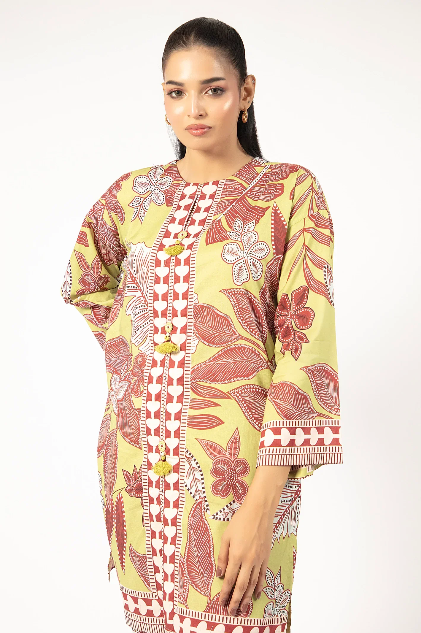 Printed Cambric-Lime 2PC - Image 2