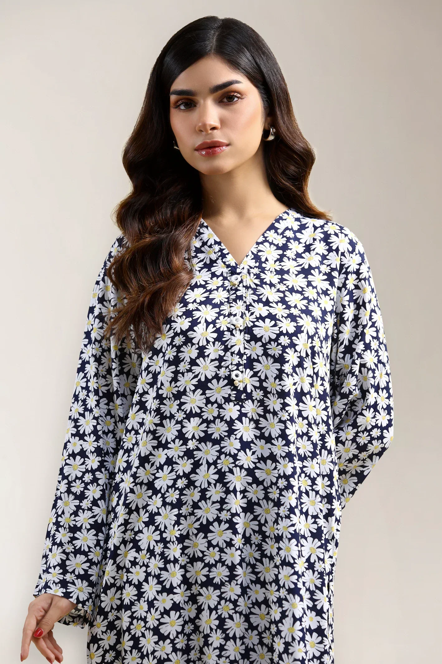 Printed Viscose-Multicolor 2PC - Image 2