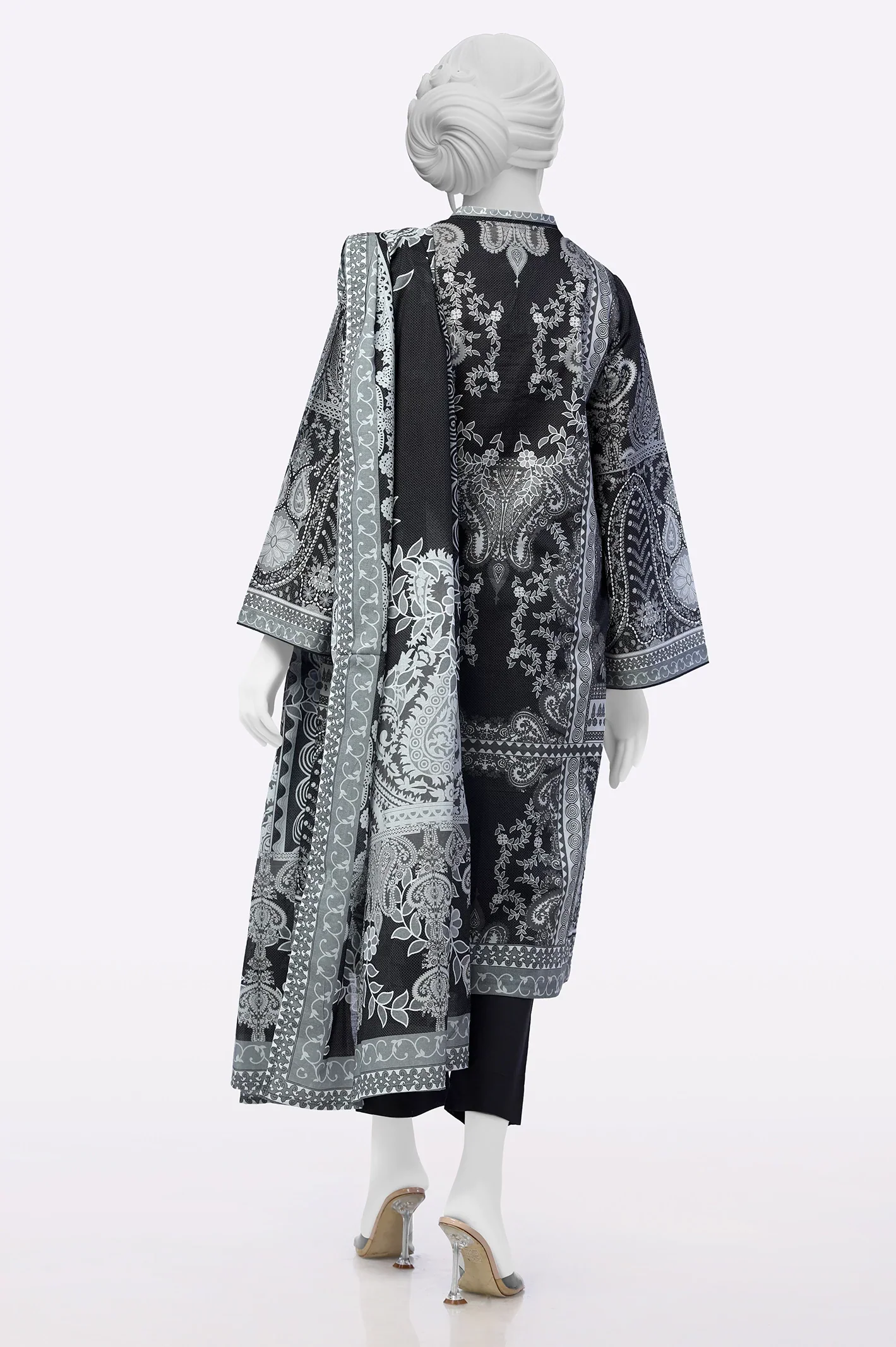 Black Printed 3PC - Image 3