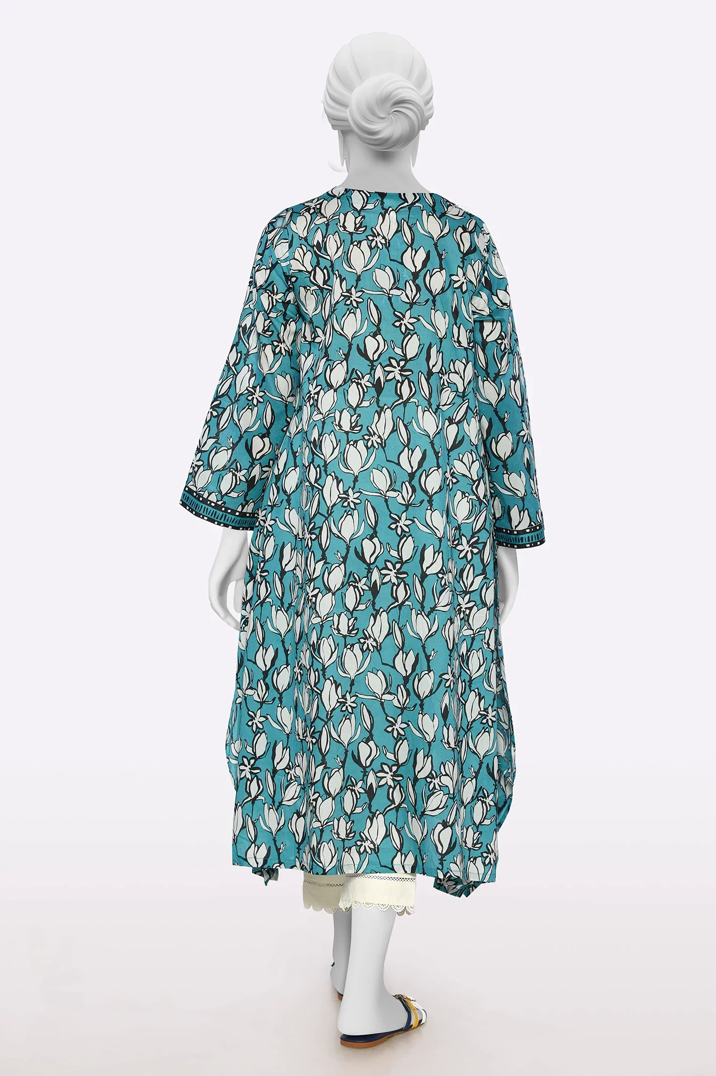 Green Printed Kurti - Image 3