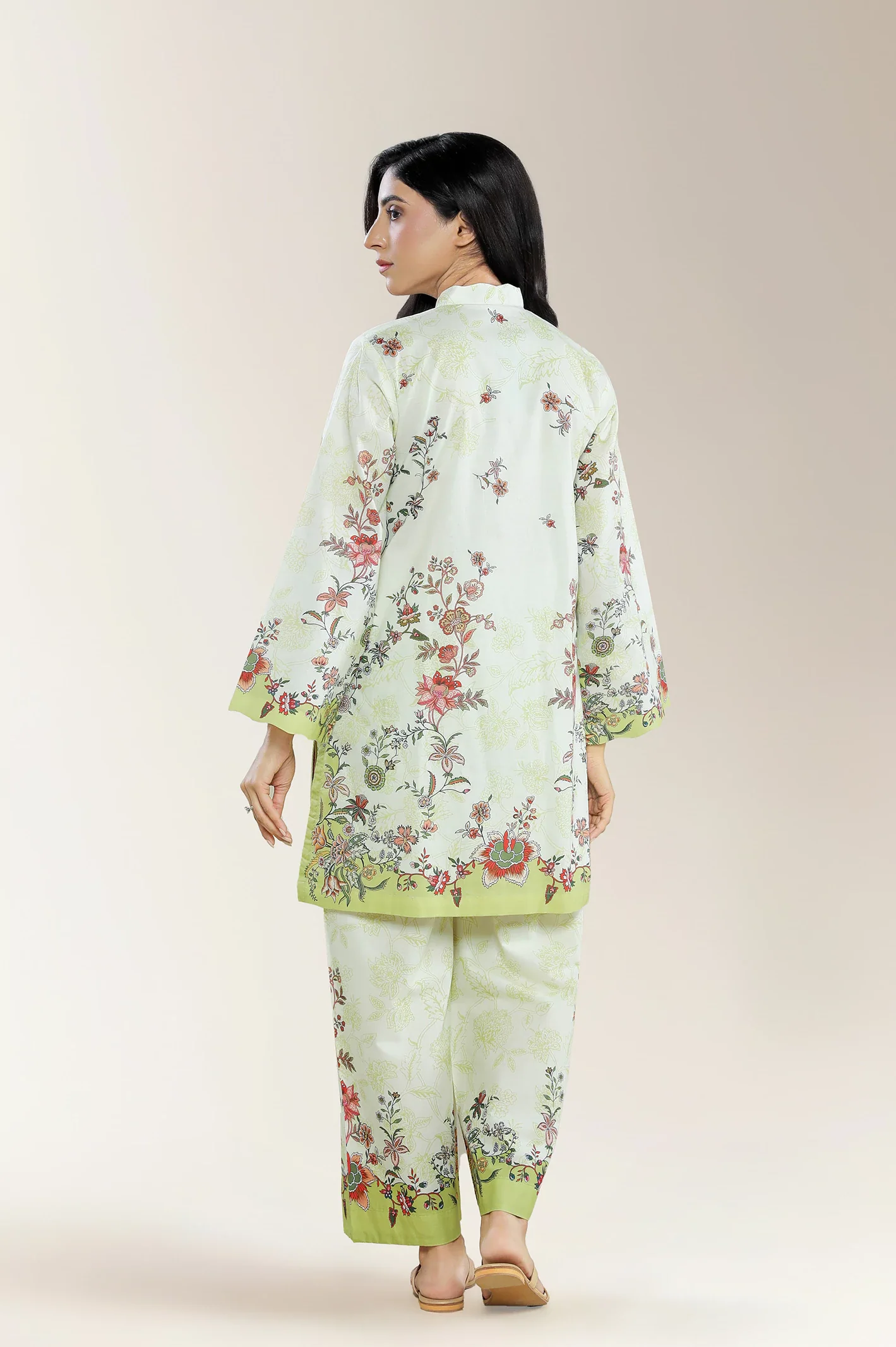 Printed Cotton Mustard 2PC - Image 4