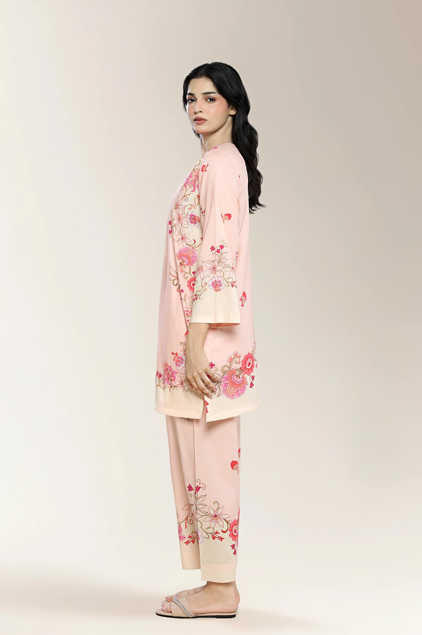 Printed Peach 2PC - Image 3