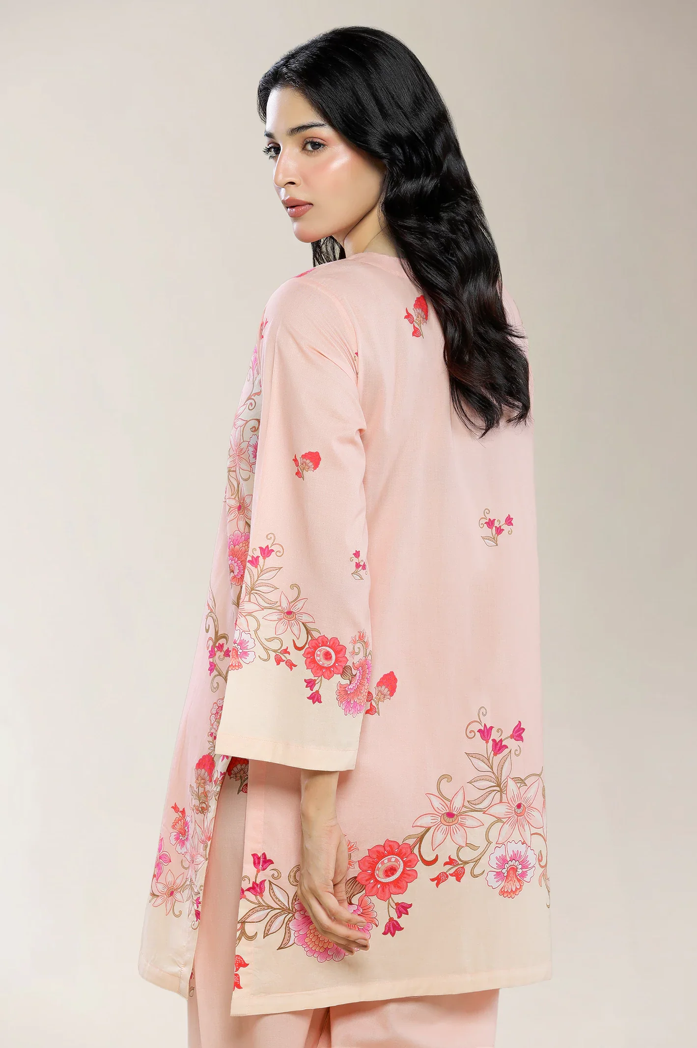 Printed Peach 2PC - Image 4