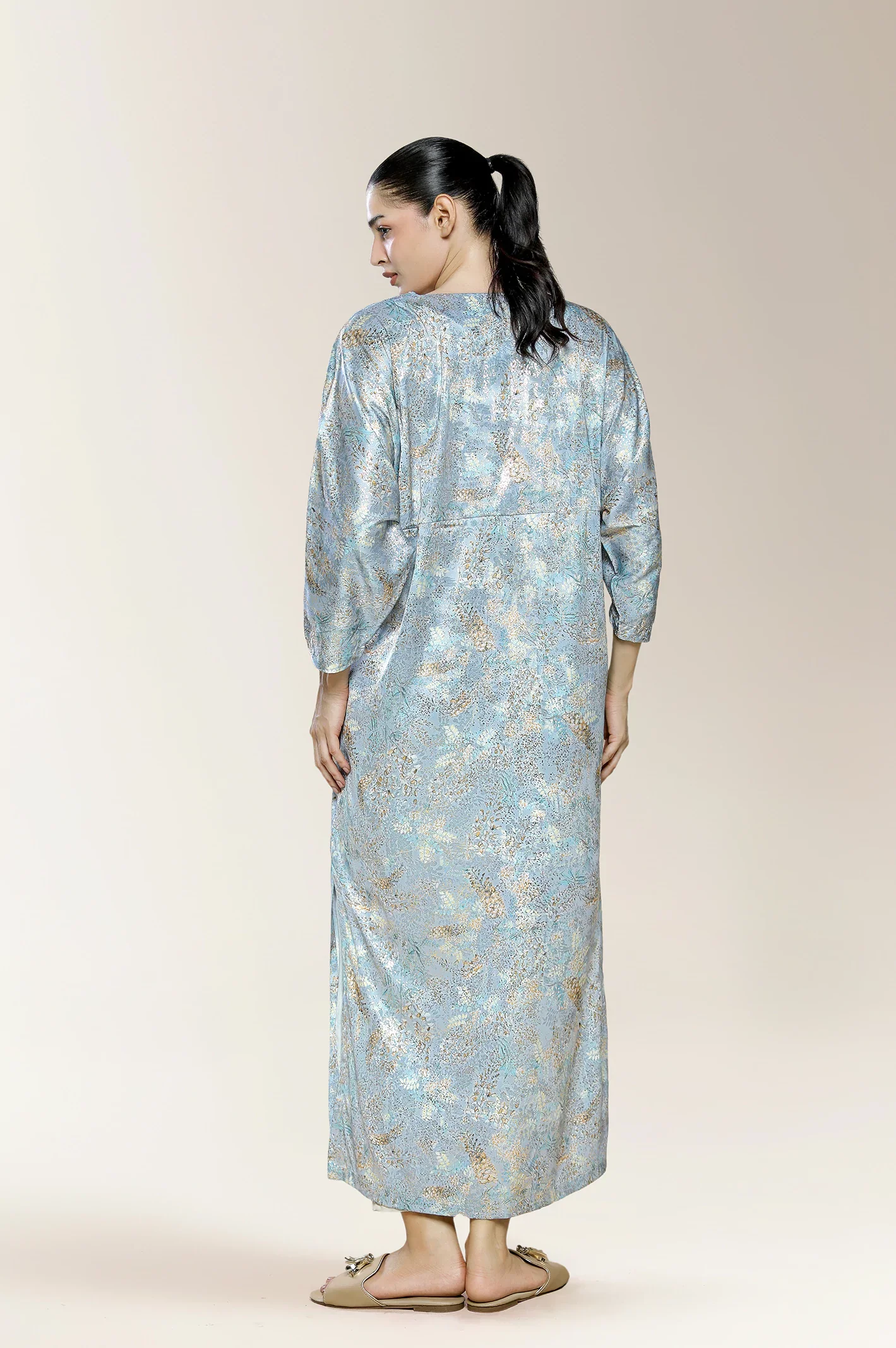 Printed Blue Kurti - Image 4