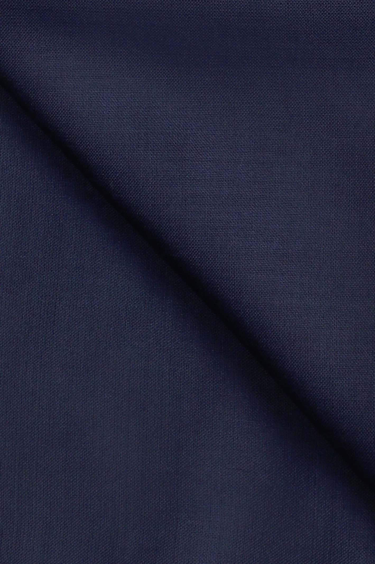 Plain Woolen Shawl - Dark Blue - Image 2