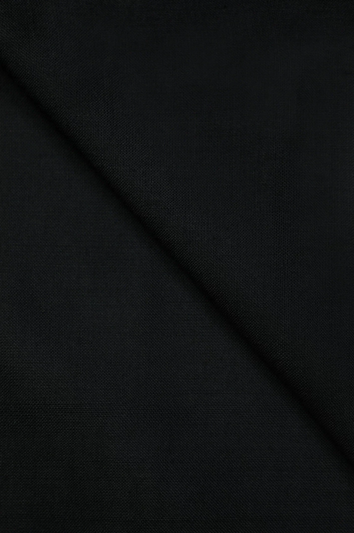 Plain Woolen Shawl - Black - Image 2