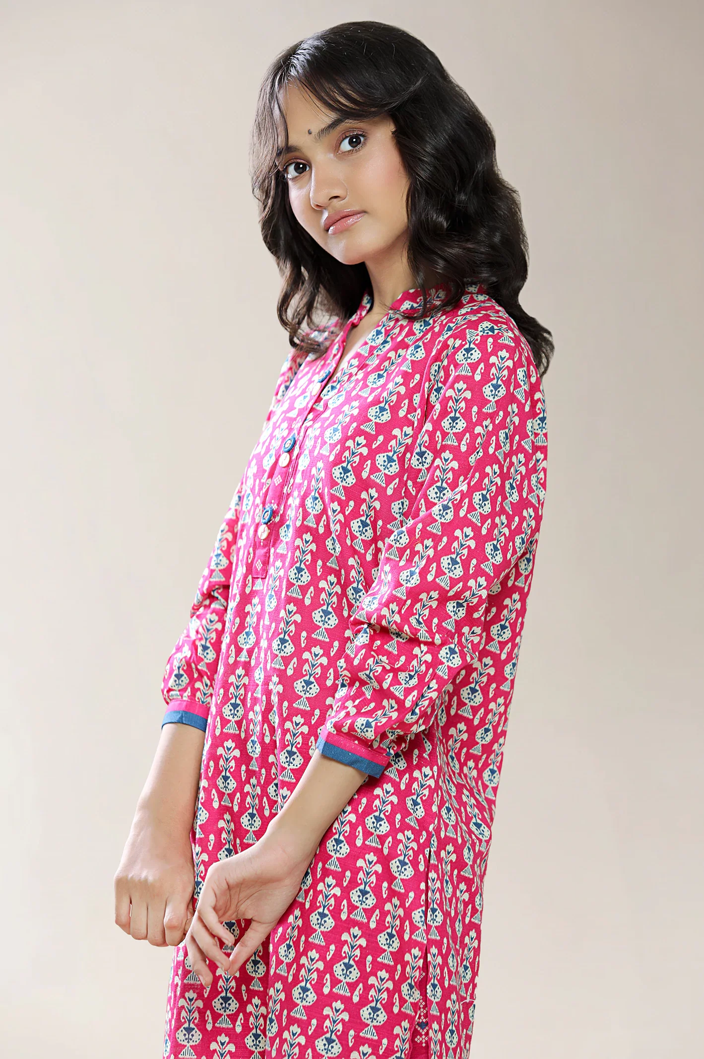 Printed Pink Teens 2Pc - Image 2