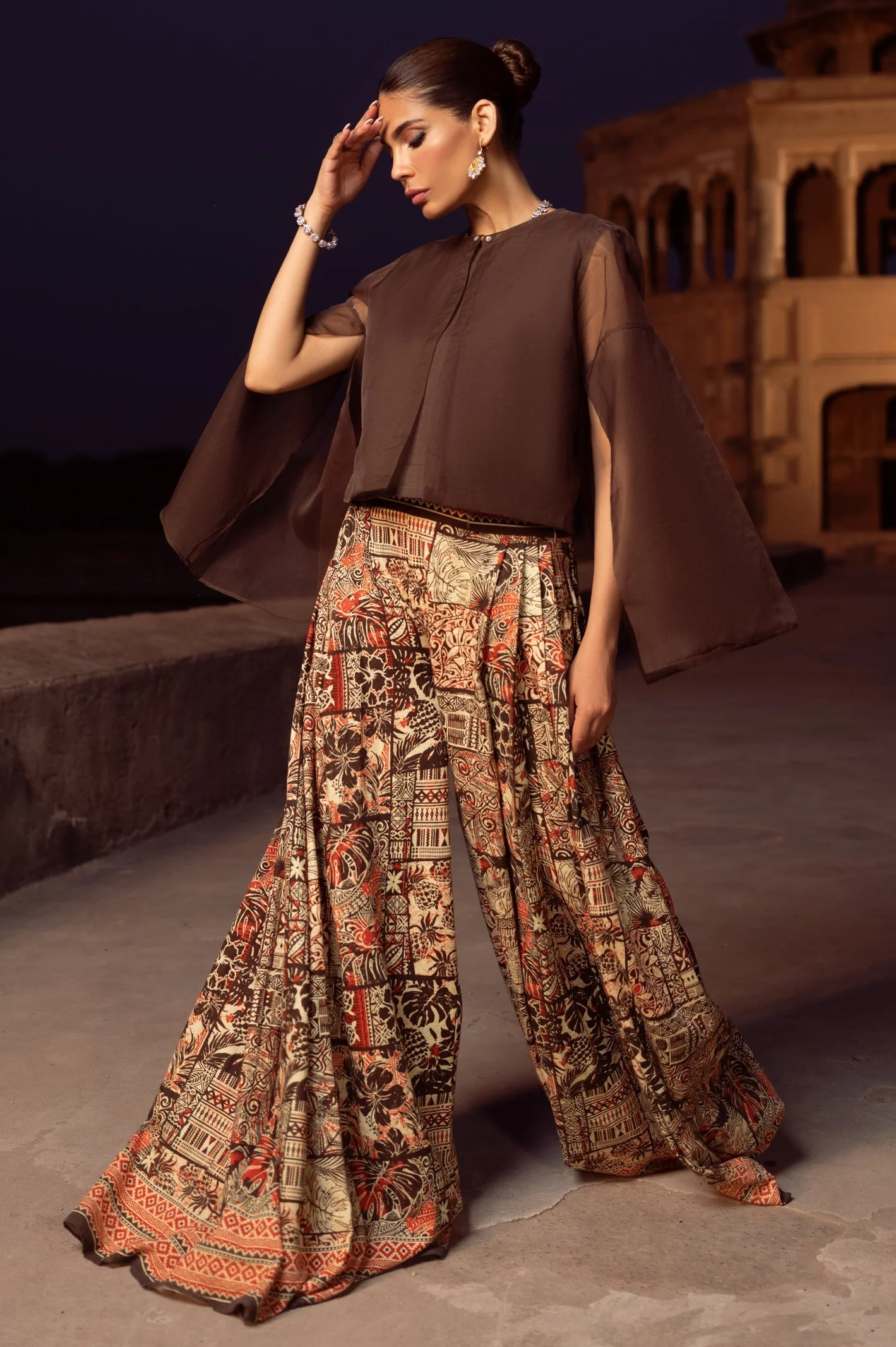 3PC Unstitched Khaddar Printed