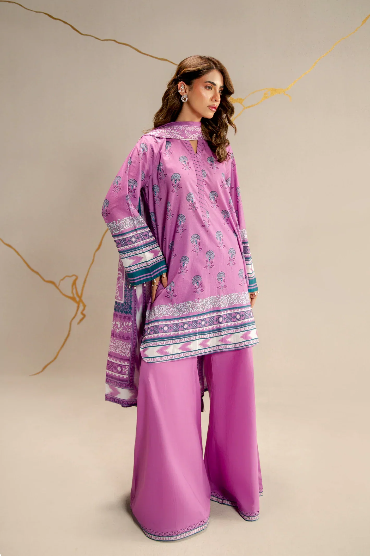 Printed Unstitched 3PC - Image 3
