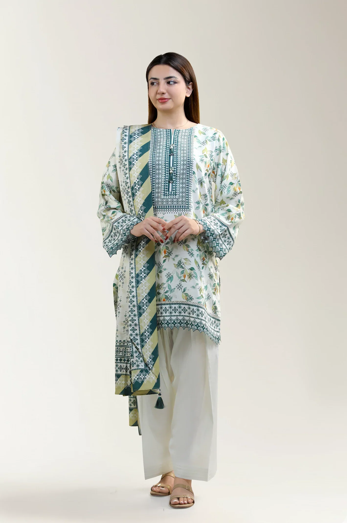 Printed Unstitched 3PC - Image 6