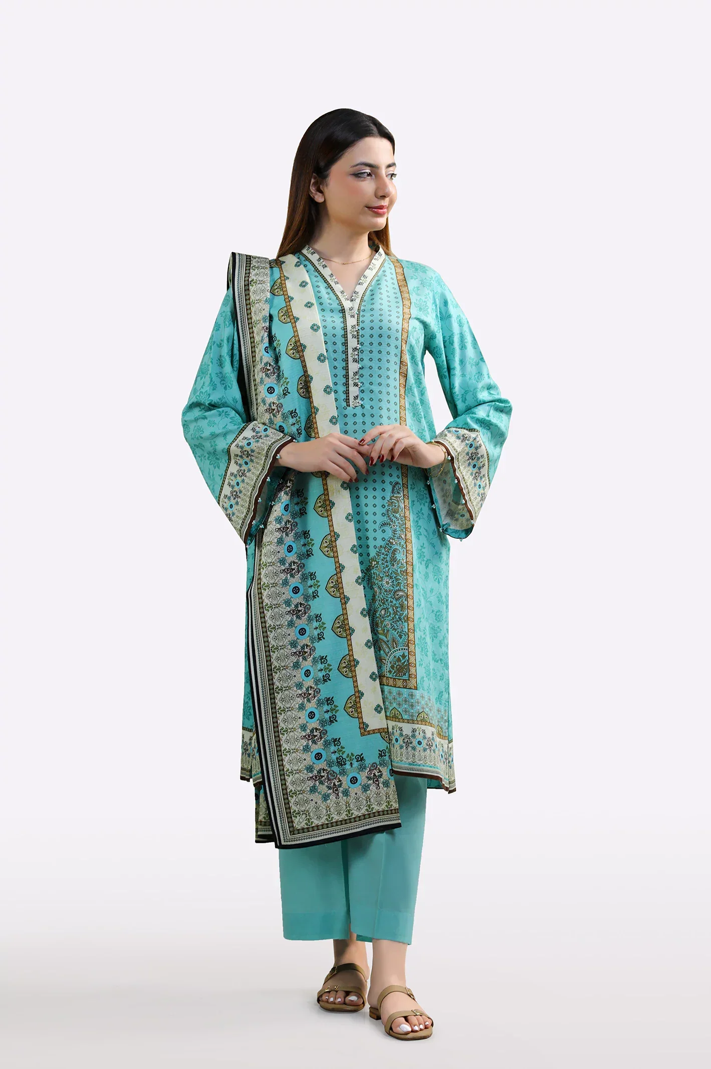 Printed Unstitched 3PC - Image 6
