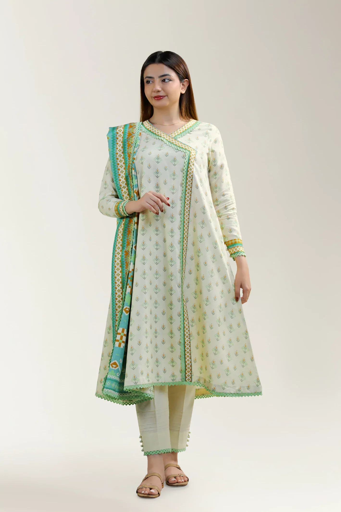 Printed Unstitched 3PC - Image 5