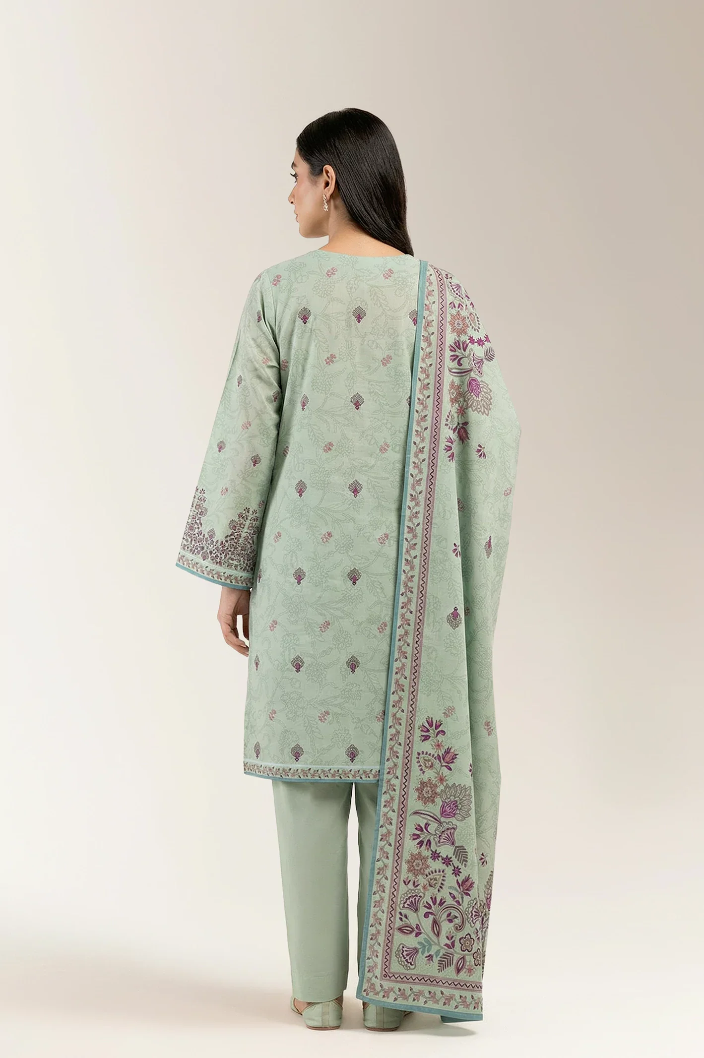 Printed Unstitched 3PC - Image 2