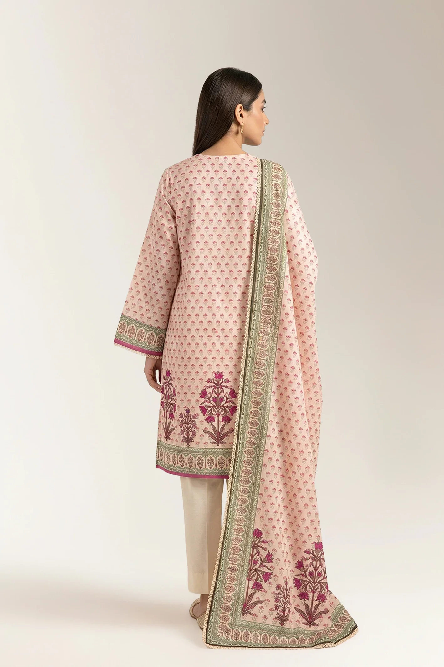 Printed Unstitched 3PC - Image 2