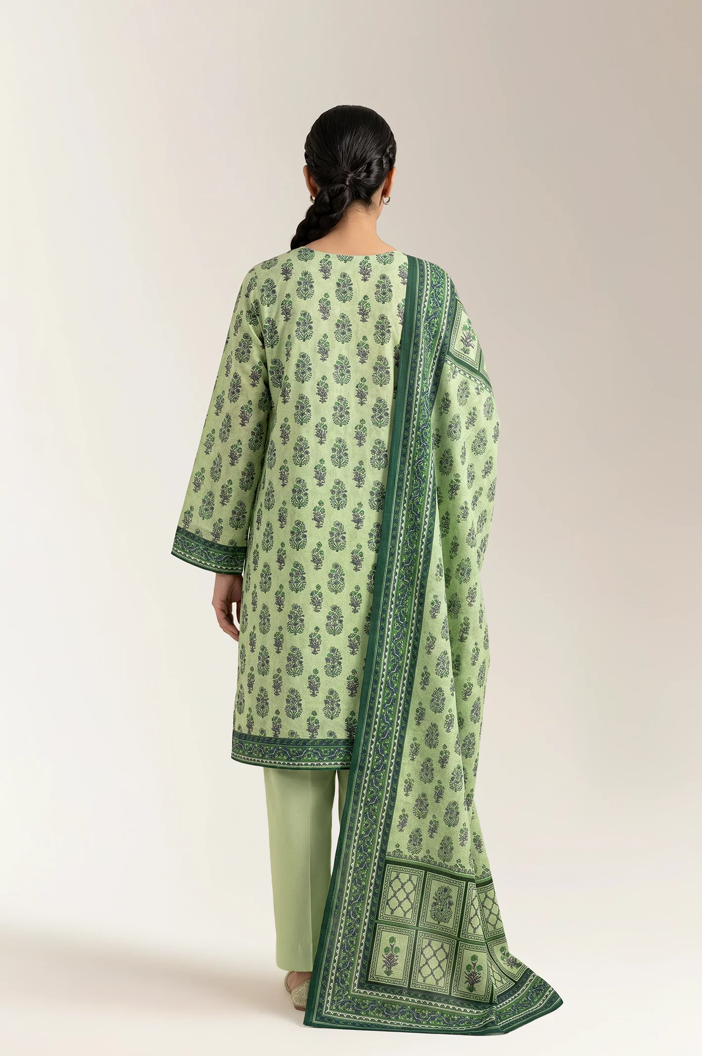 Printed Unstitched 3PC - Image 2