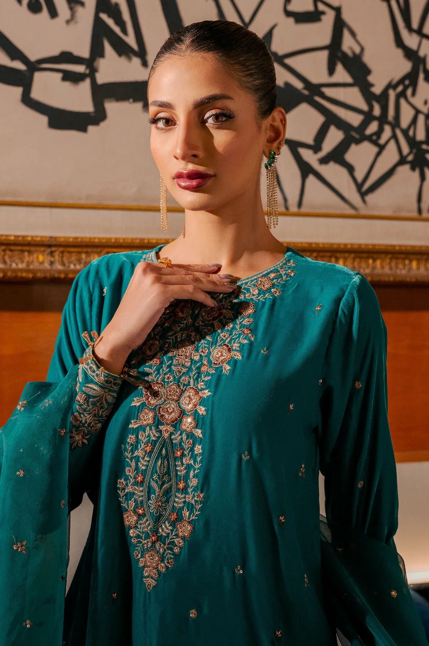 Embroidered Unstitched 2PC - Image 4